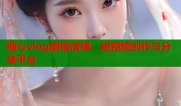 糖心vlog剧情演绎：短视频创作与分享平台