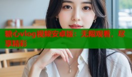 糖心vlog视频安卓版：无限观看，尽享精彩