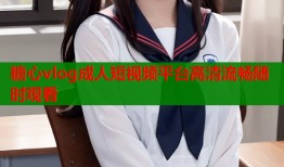 糖心vlog成人短视频平台高清流畅随时观看
