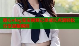 糖心vlog宝宝视频记录成长点滴轻松分享温馨瞬间