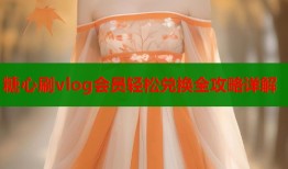 糖心刷vlog会员轻松兑换全攻略详解