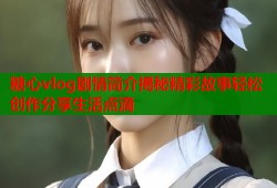 糖心vlog剧情简介揭秘精彩故事轻松创作分享生活点滴