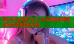 糖心vlog导航入口一站式视频资源聚合轻松发现精彩内容