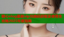 糖心vlog最新vip兑换码获取及使用全攻略2025年度指南