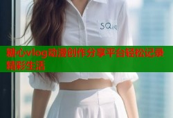 糖心vlog动漫创作分享平台轻松记录精彩生活