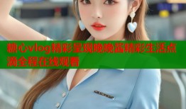 糖心vlog精彩呈现晚晚酱精彩生活点滴全程在线观看