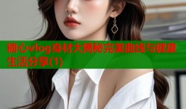 糖心vlog身材大揭秘完美曲线与健康生活分享(1)