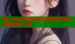 糖心vlog安装连接全攻略轻松开启精彩视频创作之旅