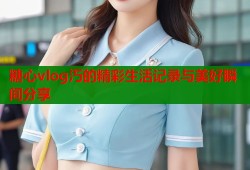 糖心vlog汅的精彩生活记录与美好瞬间分享