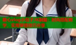 糖心vlog小包子JK制服：时尚搭配教学，实用穿搭技巧分享