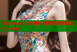 糖心vlog人行全揭秘 视频拍摄剪辑社交一体化