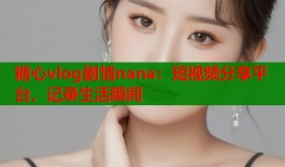 糖心vlog剧情nana：短视频分享平台，记录生活瞬间