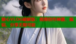 糖心VLOG破解版：视频创作神器，编辑、分享无限可能