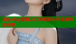 糖心vlog官网入口详解及ly79全新体验分享