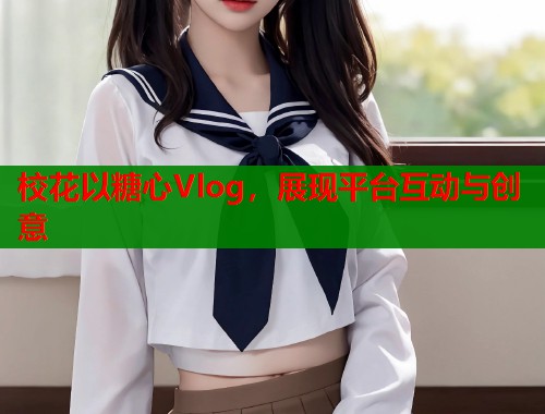 校花以糖心Vlog，展现平台互动与创意