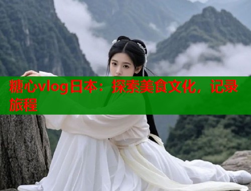 糖心vlog日本：探索美食文化，记录旅程
