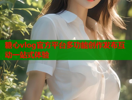 糖心vlog官方平台多功能创作发布互动一站式体验
