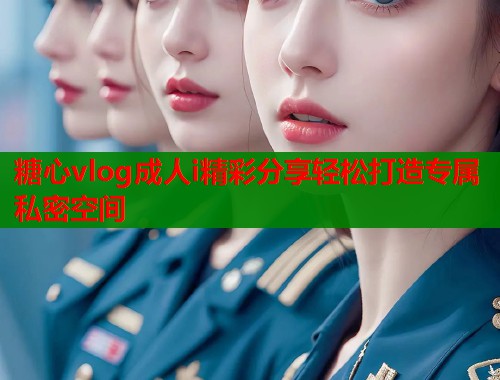 糖心vlog成人i精彩分享轻松打造专属私密空间