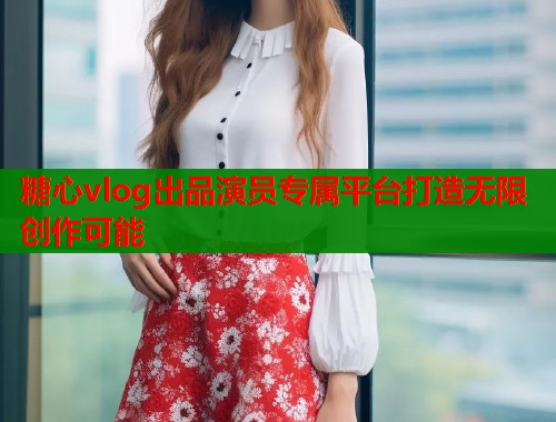 糖心vlog出品演员专属平台打造无限创作可能