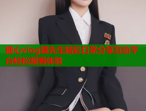 糖心vlog猫先生精彩日常分享互动平台轻松观看体验