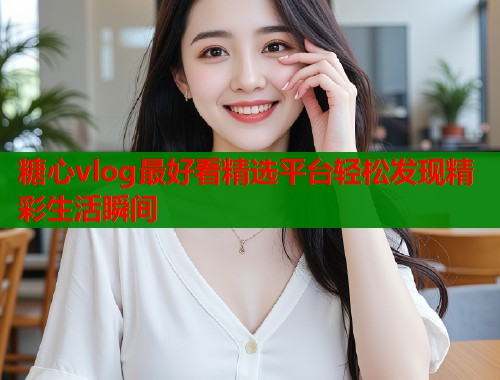 糖心vlog最好看精选平台轻松发现精彩生活瞬间