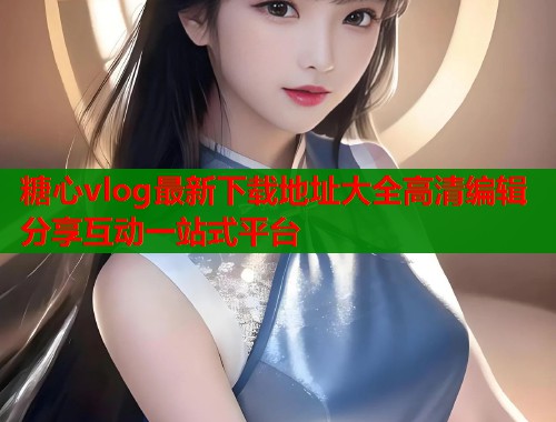 糖心vlog最新下载地址大全高清编辑分享互动一站式平台