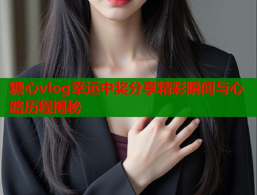 糖心vlog幸运中奖分享精彩瞬间与心路历程揭秘