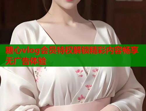 糖心vlog会员特权解锁精彩内容畅享无广告体验